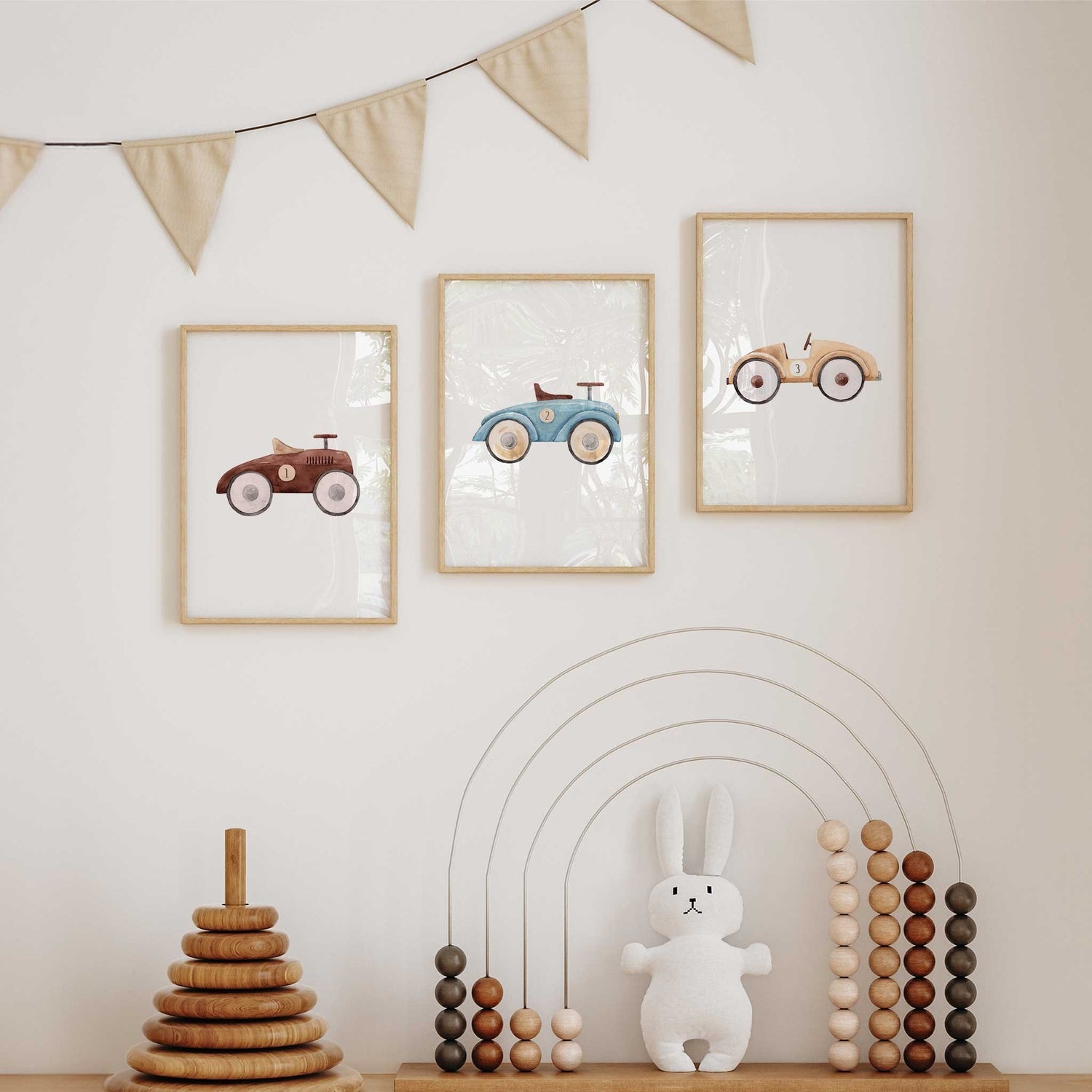 Набор из 3-х картин на холсте  – обзор и цена Lighting Mcqueen Bedroom Decor