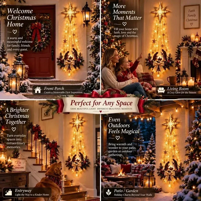 Рождественский декор «Вифлеем» – обзор и цена Lighting Decoration Ideas