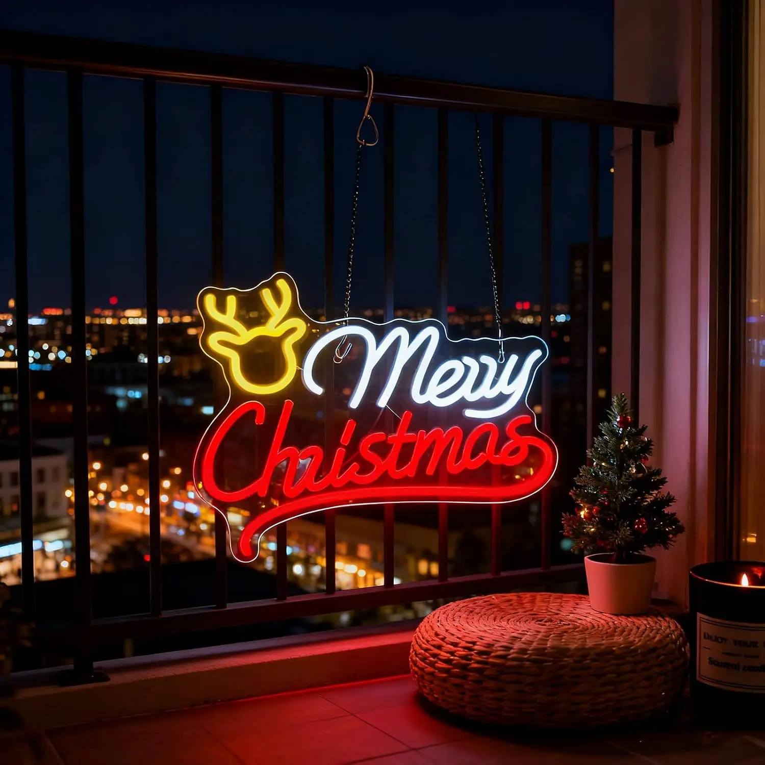 Неоновая вывеска «С Рождеством – обзор и цена Lighting Christmas Decor