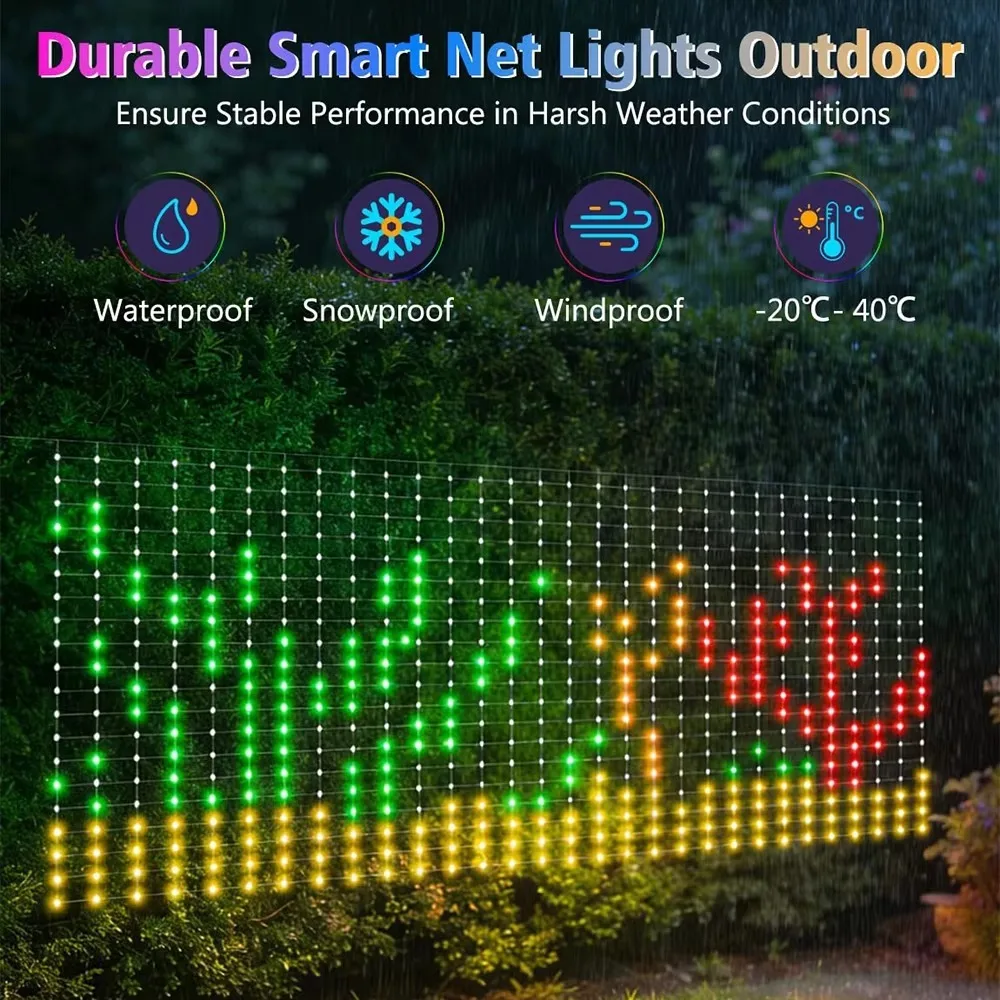 Набор рождественских сетчатых  – обзор и цена Lighting Christmas Decor