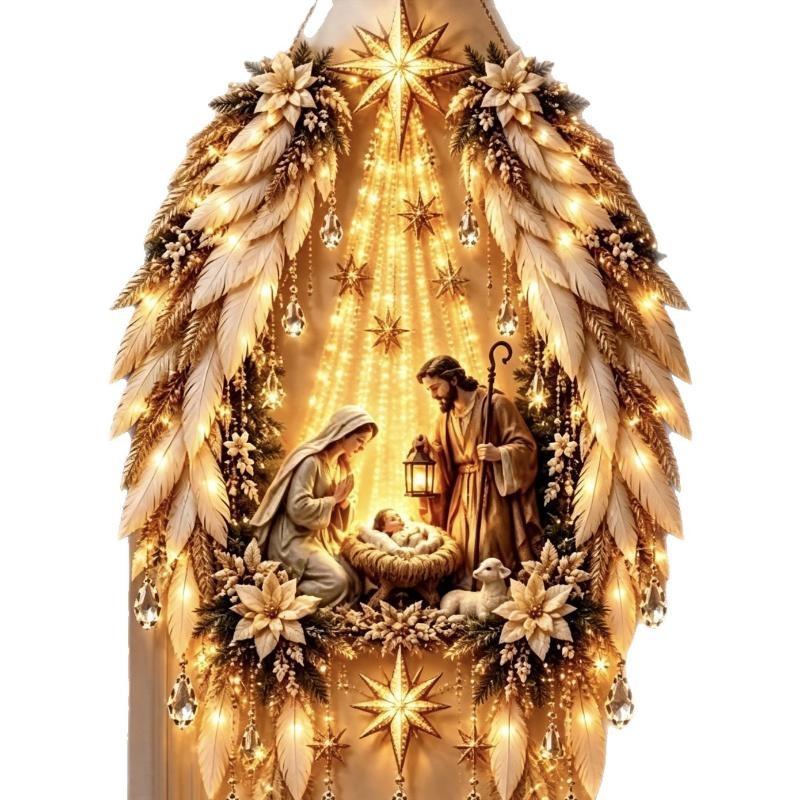 Настенное украшение «Звезда Ви – обзор и цена Lighting Christmas Decor